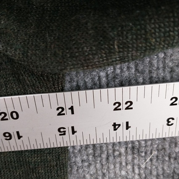 Kenneth Roberts Platinum Men's Pullover V-Neck Knit Sweater Green Medium W/Tags - Picture 11 of 11